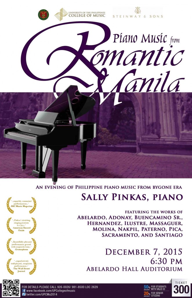 Piano Music from Romantic Manila