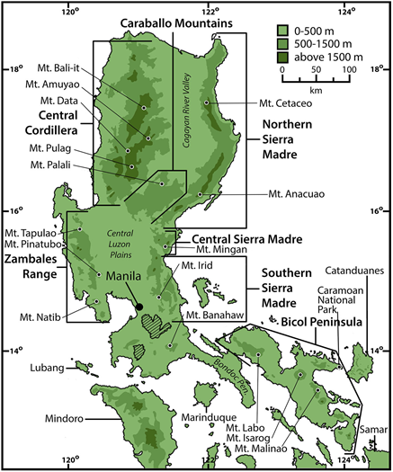 Luzon has the world's greatest concentration of unique mammals