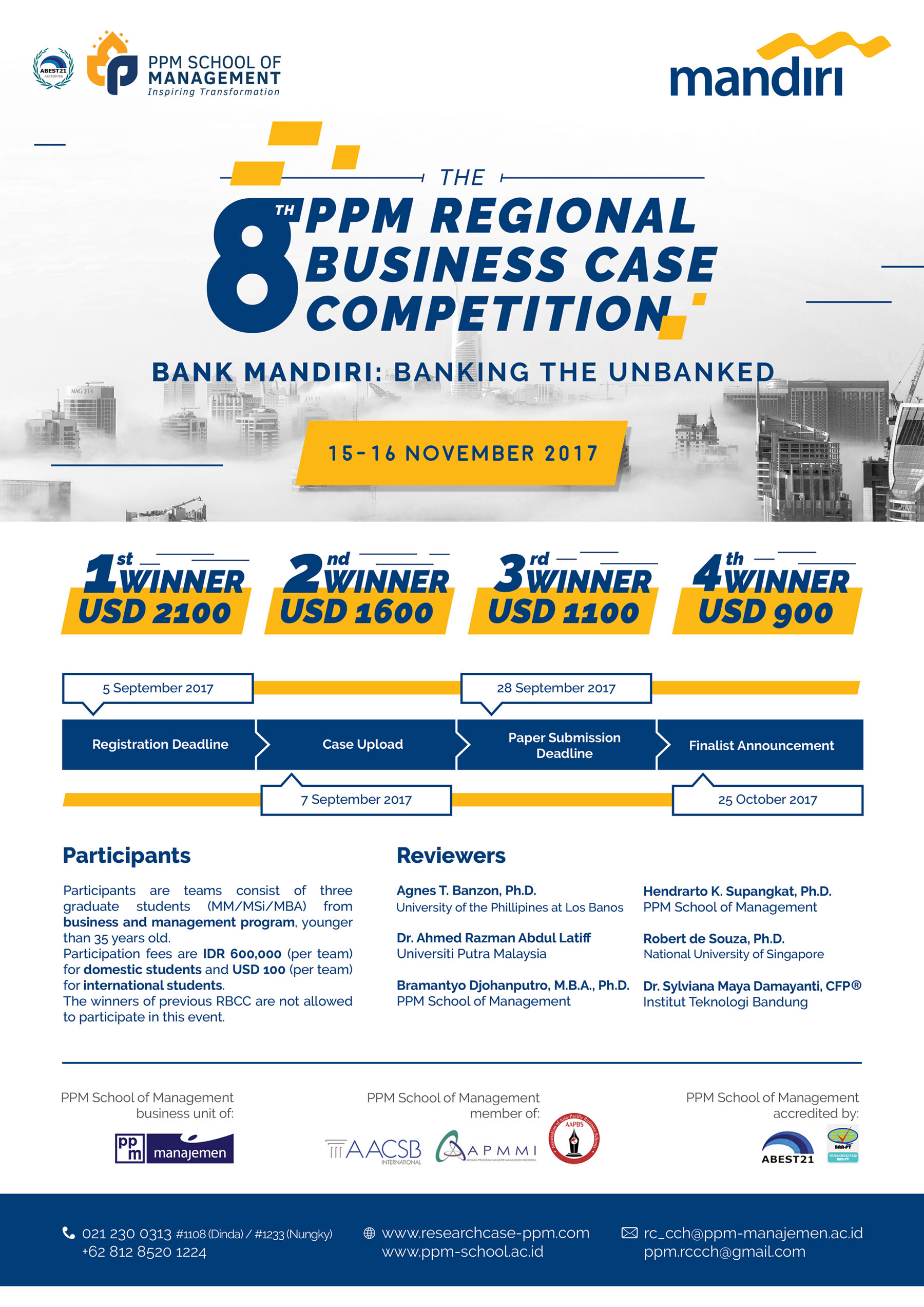 Call for Participation: 8th PPM Regional Business Case Competition