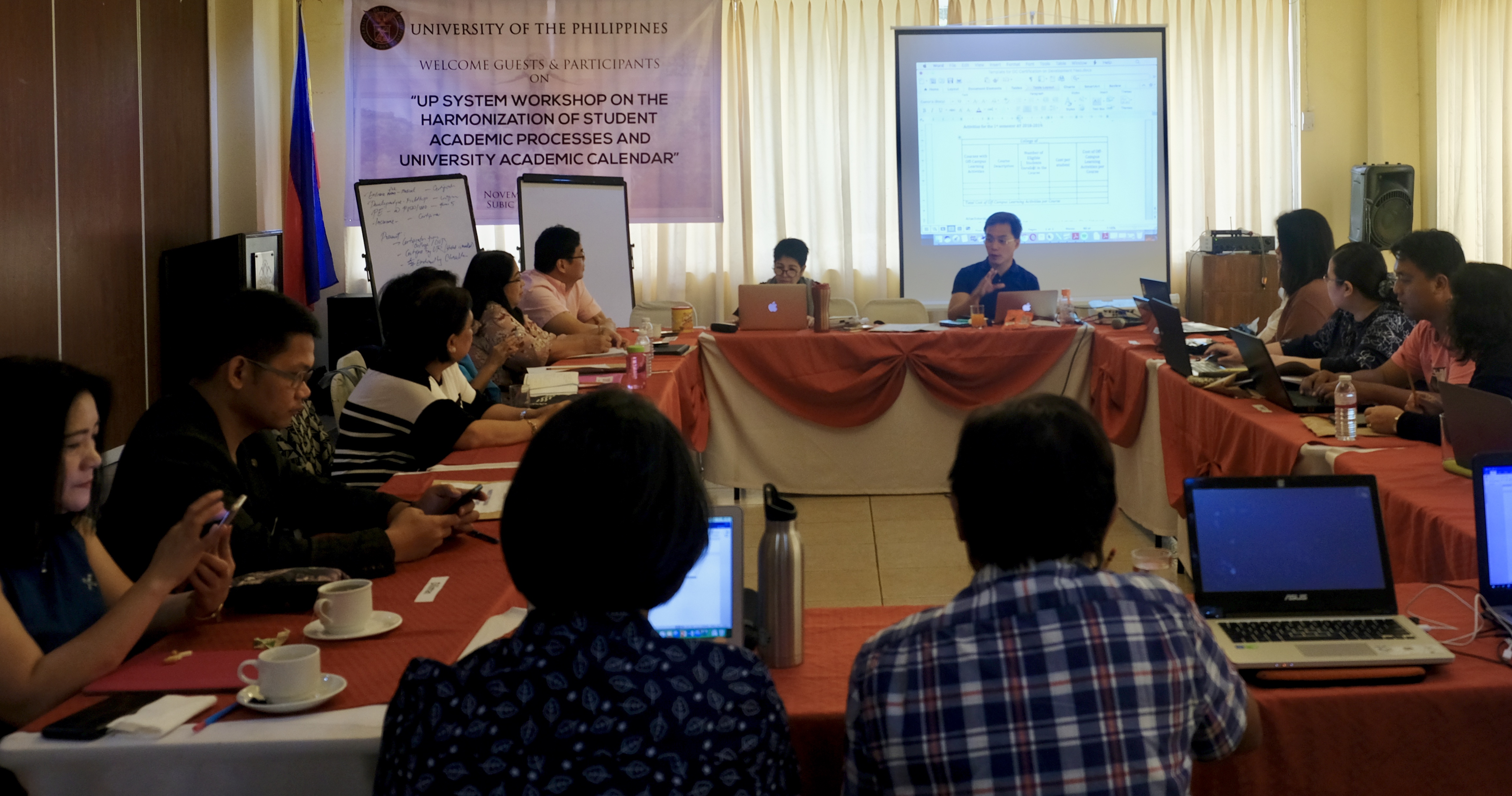 UP holds system workshop to streamline student academic processes, university academic calendar