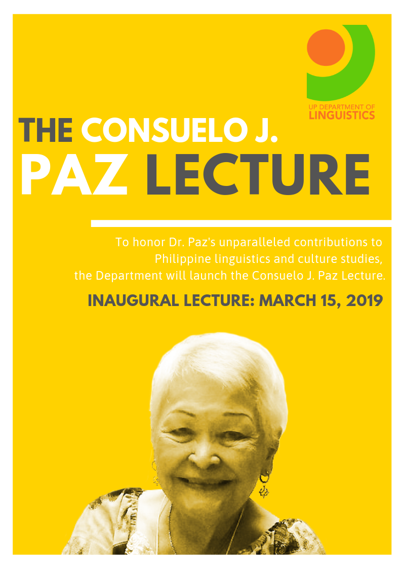 The inaugural Consuelo J. Paz Lecture